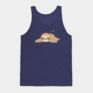 Kawaii Lazy Sloth T-Shirt Tank Top